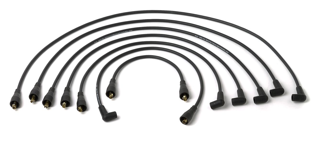 IGNITION LEAD SET, SILICONE 8MM