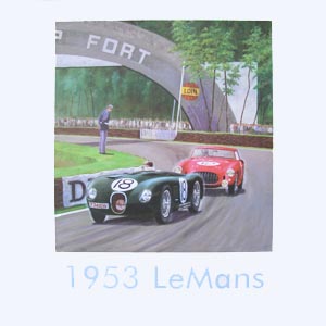 Poster  - Jaguar at LeMans